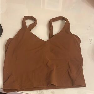 Brown Lululemon align top